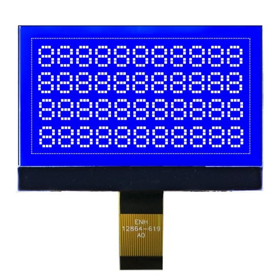 STN Lcd 128x64 Blue Color Graphic lcd